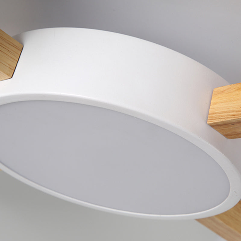 Plafonniers encastrés à LED multi-têtes, luminaire de plafond contemporain