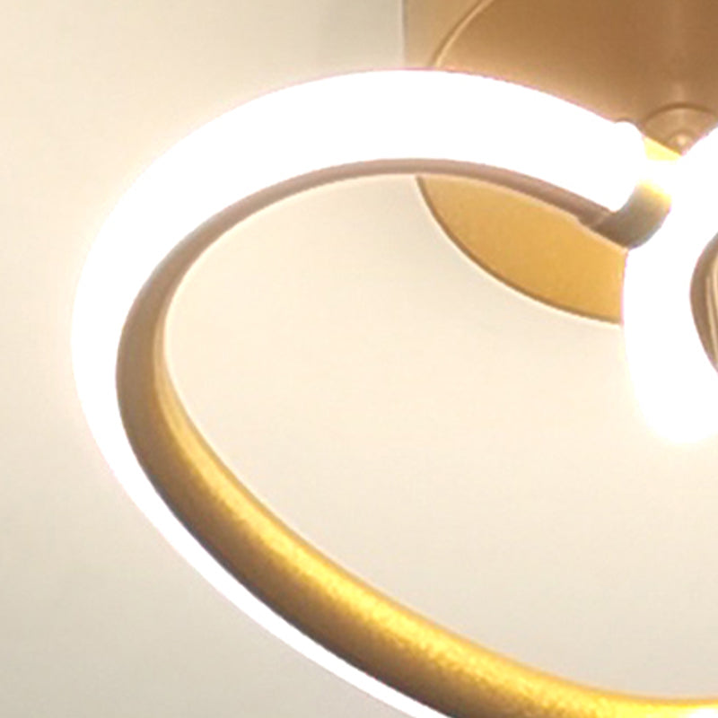 Heart Shape Flush Mounted Ceiling Lights Contemporary Ceiling Lighting for Living Room