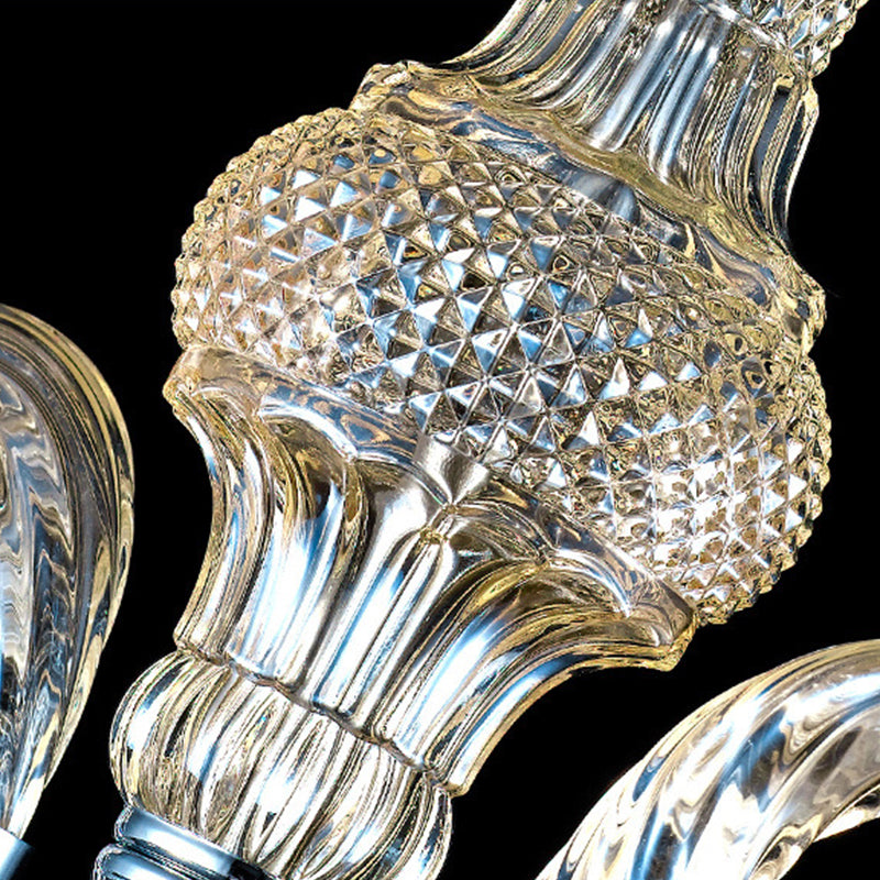 Nordic Style Chandelier Light Crystal Glass Pendant Light for Living Room