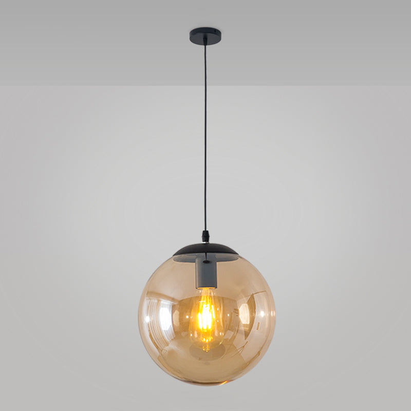 Balla di vetro appeso a sospensione moderna Apparecchi di illuminazione a sospensione per soggiorno