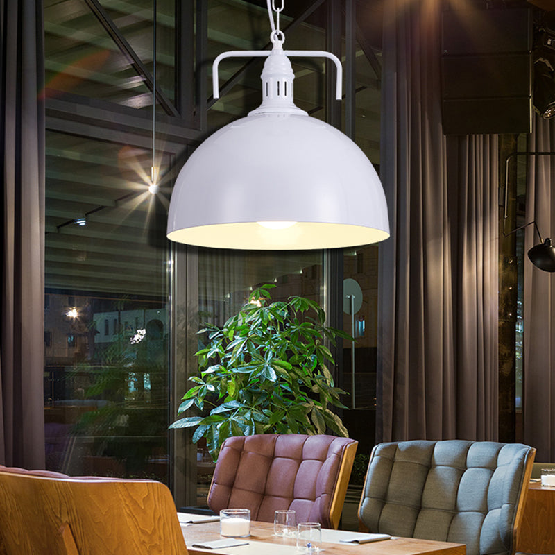 Lumière suspendue industrielle colorée d'éclairage de pendentif en métal pour le salon