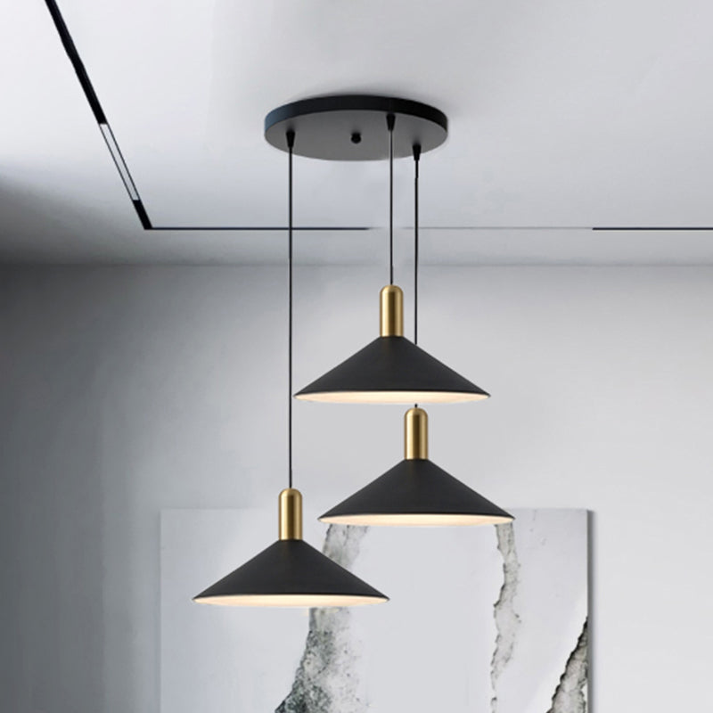 Metal Shade Hanging Light Industrial Pendant Lighting Fixture for Living Room