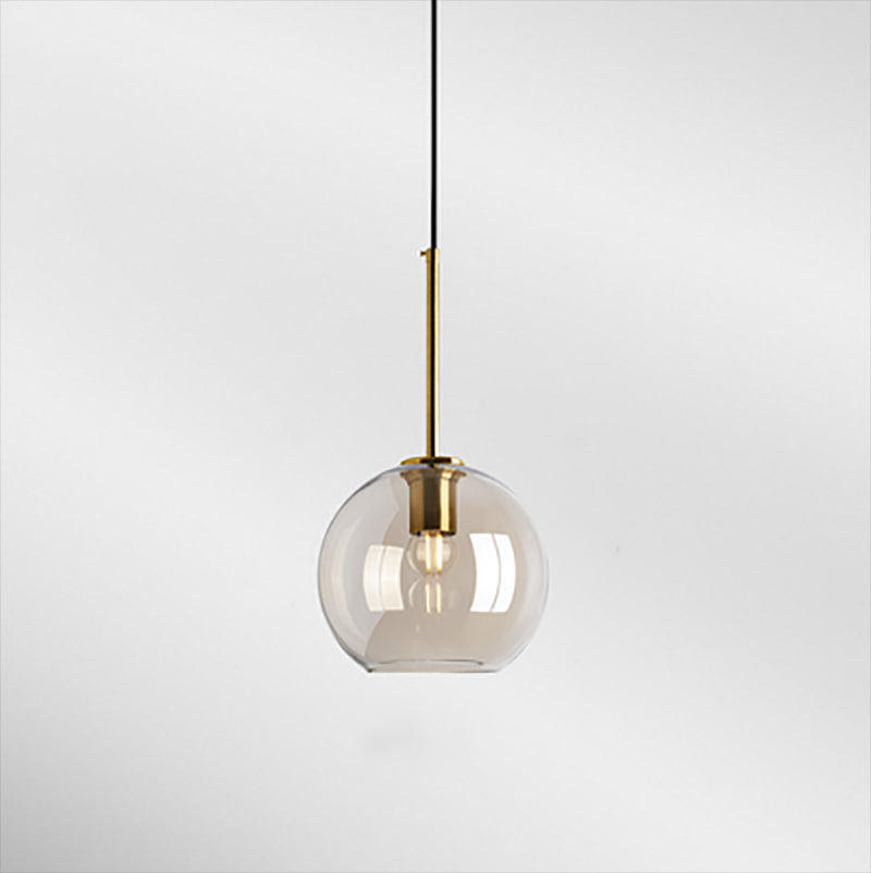 Verre moderne suspendu éclairage pendentif ménage léger pour le salon