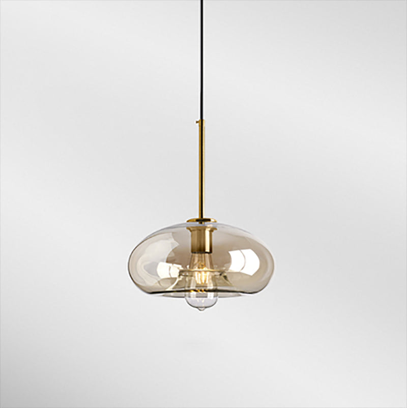 Verre moderne suspendu éclairage pendentif ménage léger pour le salon