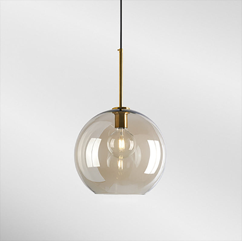 Verre moderne suspendu éclairage pendentif ménage léger pour le salon