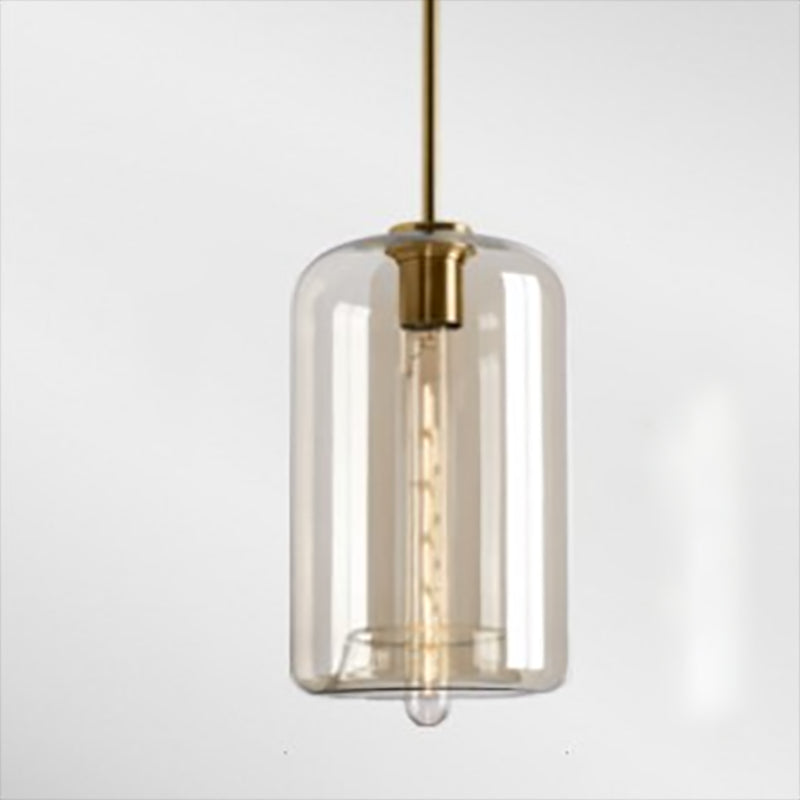 Verre moderne suspendu éclairage pendentif ménage léger pour le salon