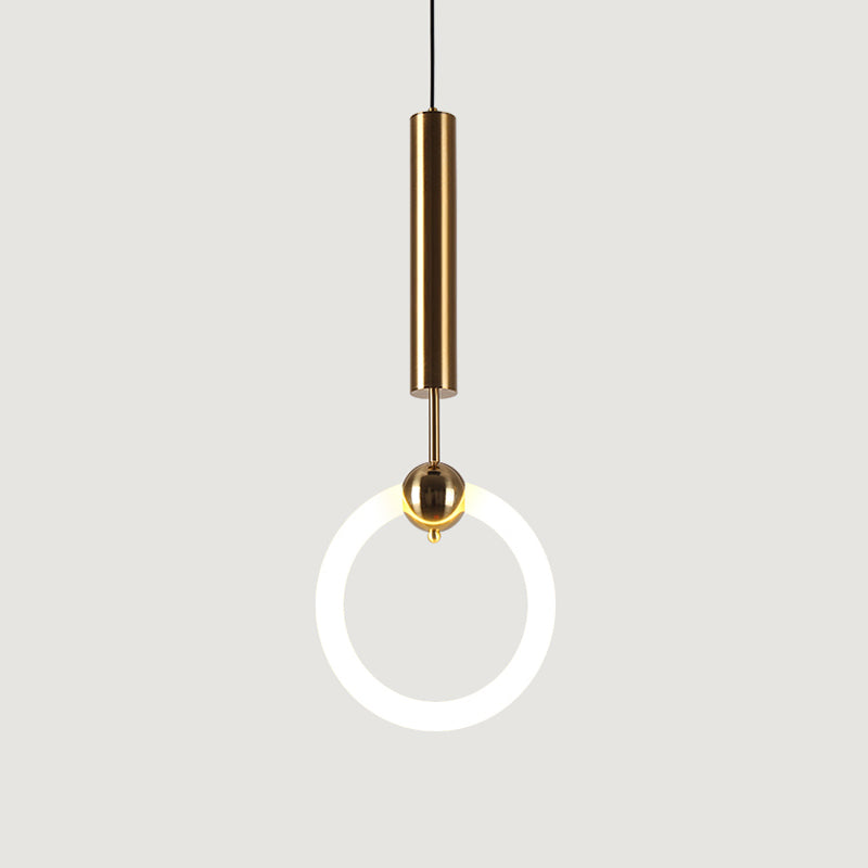 LED contemporain Light Light Simple Linear Pending Lighting Fixtures pour chambre à coucher