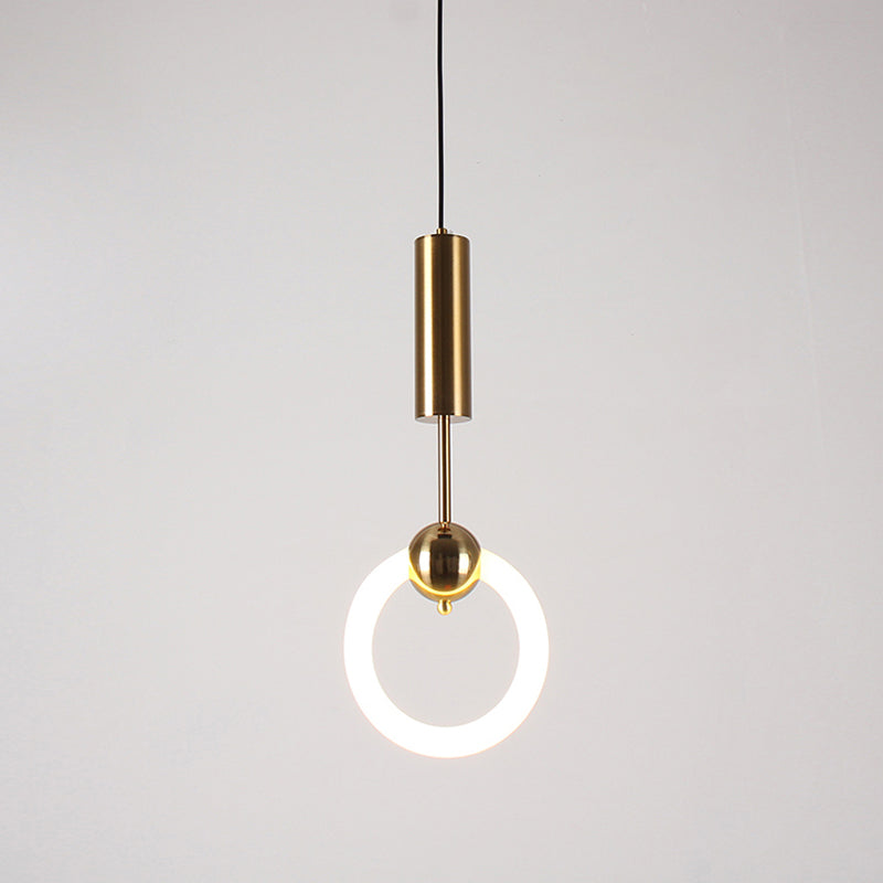 LED contemporain Light Light Simple Linear Pending Lighting Fixtures pour chambre à coucher