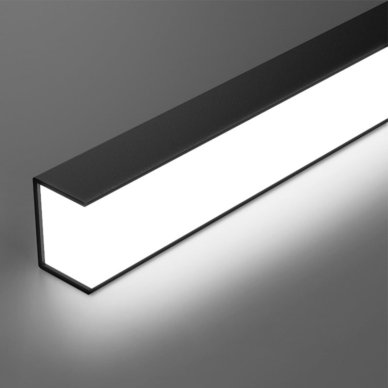 Lámpara colgante de restaurantes de 1 luces de estilo rectángulo de estilo isleño con sombra acrílica