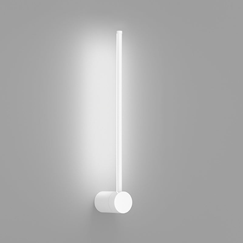Modern Aluminum Wall Light Minimalist Straight LED Wall Sconce for Living Room