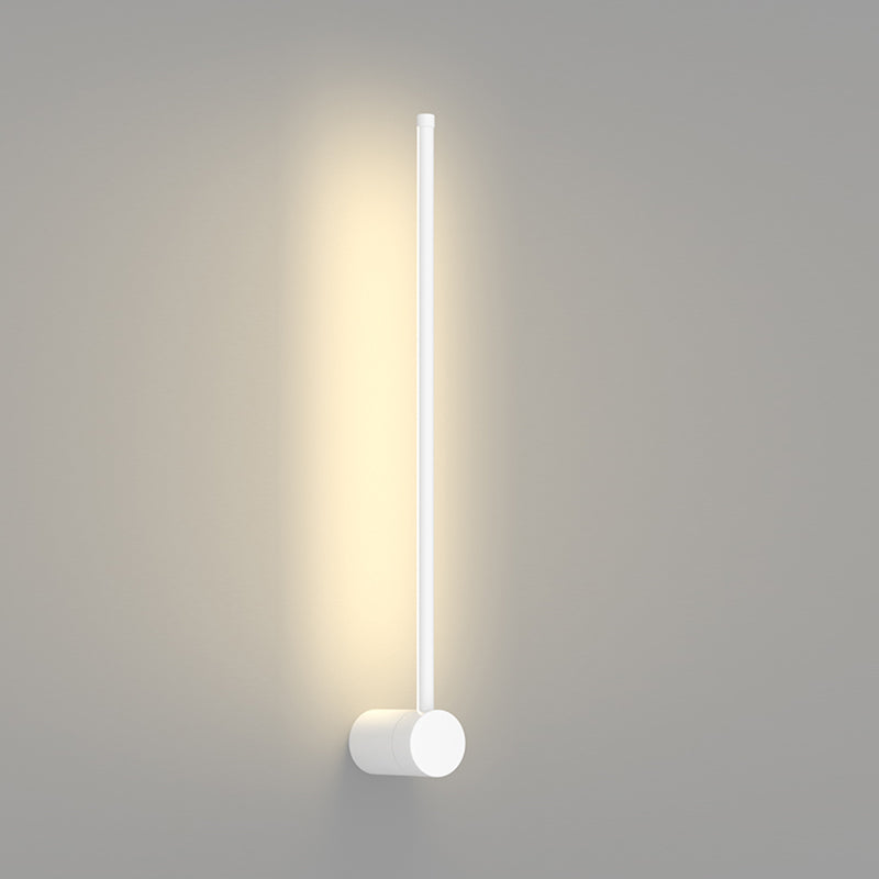Modern Aluminum Wall Light Minimalist Straight LED Wall Sconce for Living Room
