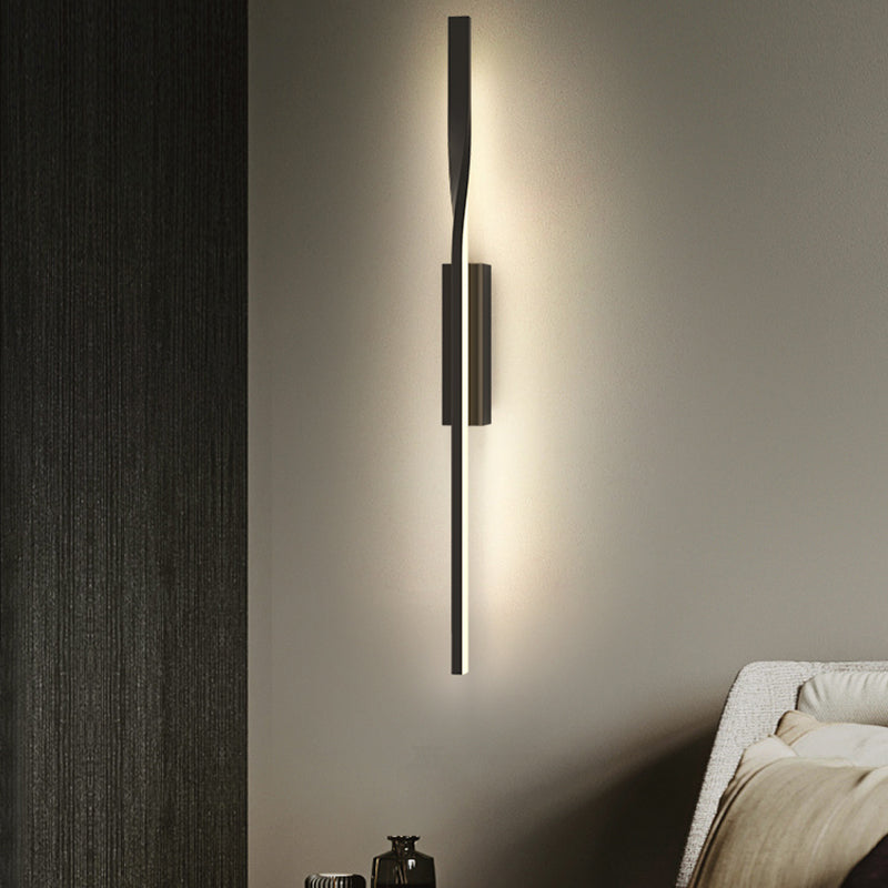 Linear Led Sconce Light Fixture Contemporary Metal Wall Light Fixture for Bedroom