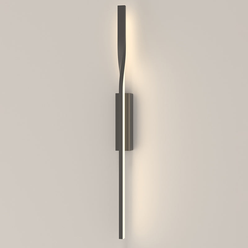 Linear Led Sconce Light Fixture Contemporary Metal Wall Light Fixture for Bedroom