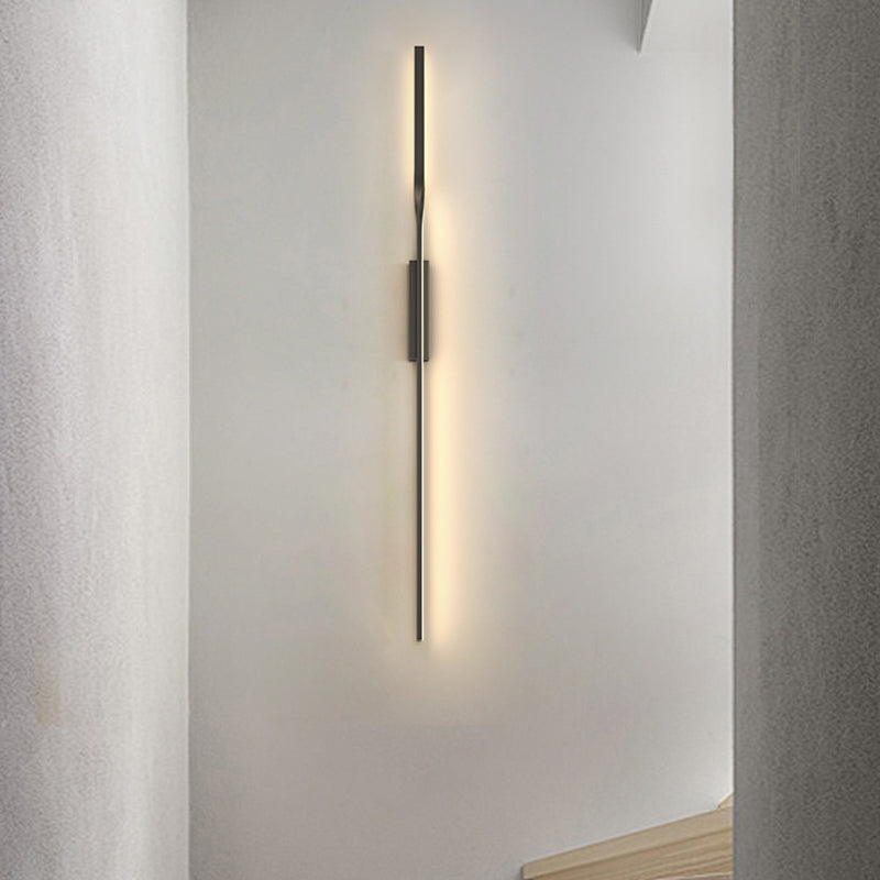 Linear Led Sconce Light Fixture Contemporary Metal Wall Light Fixture for Bedroom