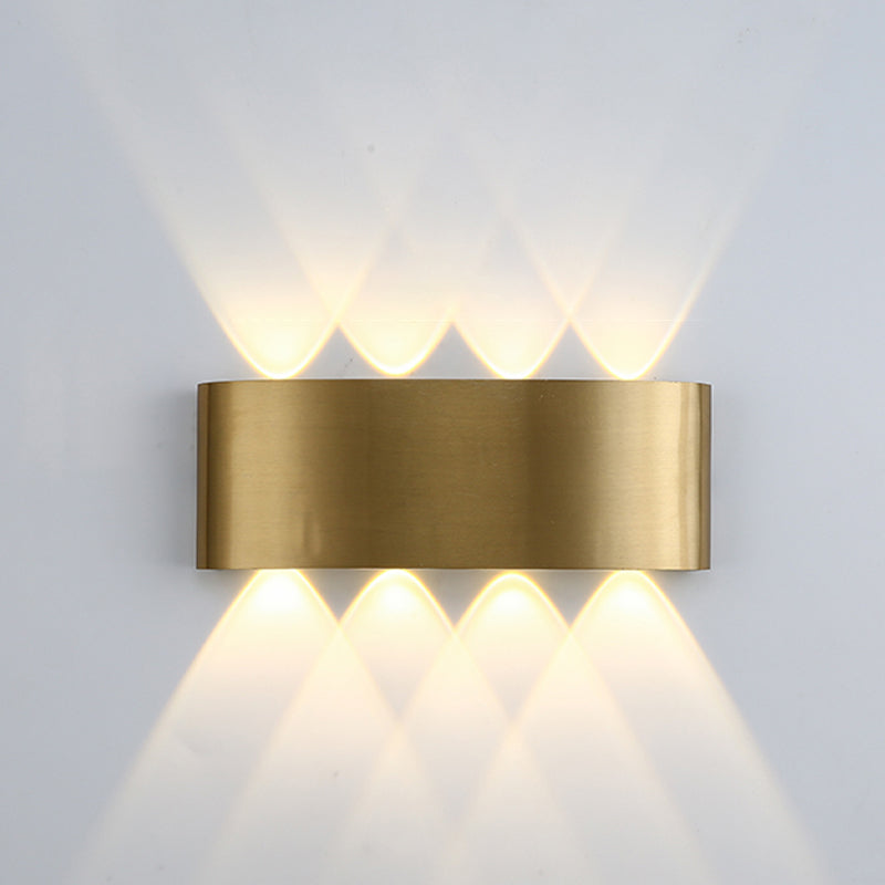 Modern Style Aluminum Wall Light Geometric LED Wall Sconce for Bedroom
