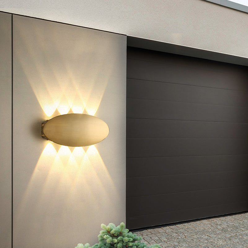 Modern Style Aluminum Wall Light Geometric LED Wall Sconce for Bedroom