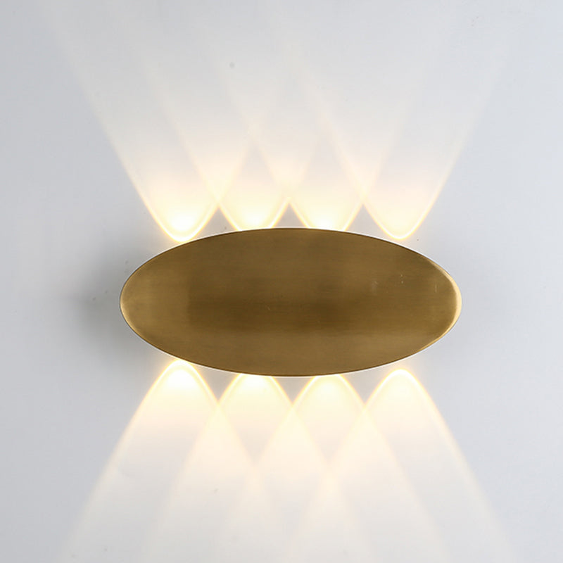 Modern Style Aluminum Wall Light Geometric LED Wall Sconce for Bedroom