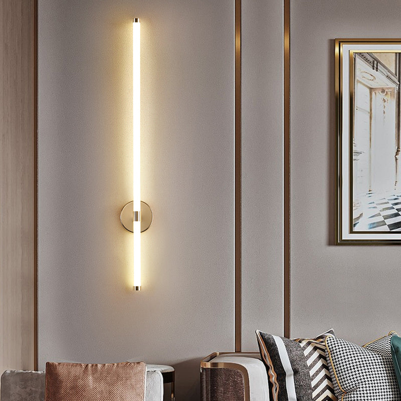 Nordic Mur Light Strip Forme LED Appiculture murale avec une teinte en verre pour la chambre