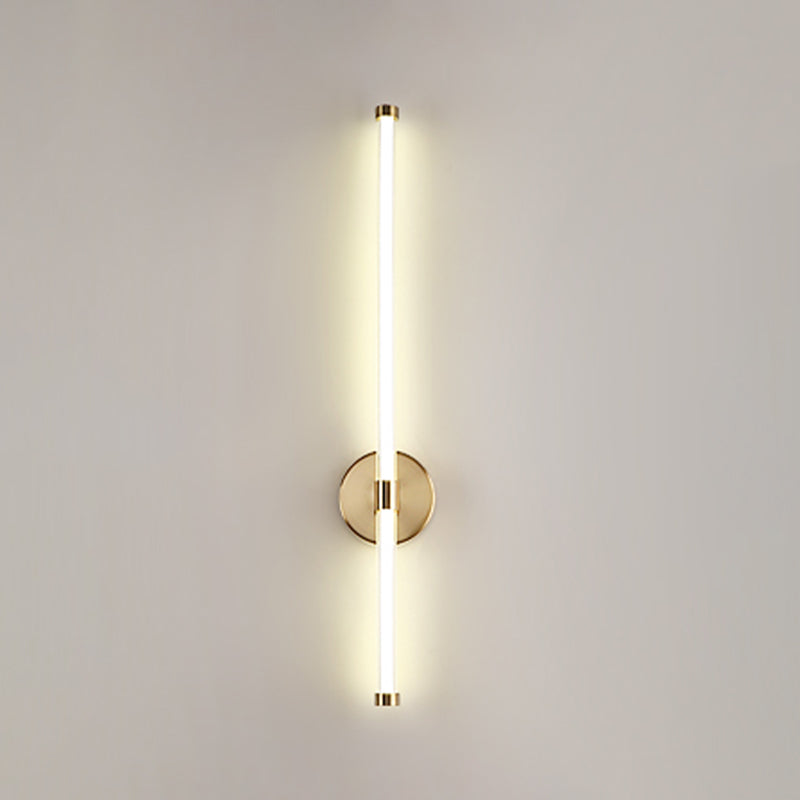 Nordic Mur Light Strip Forme LED Appiculture murale avec une teinte en verre pour la chambre