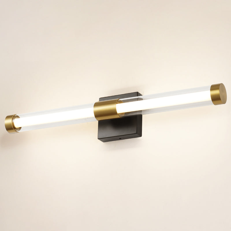 Contemporary Mirror Front Lighting LED Vanity Wall Light Fixtures with Acrylic Shade