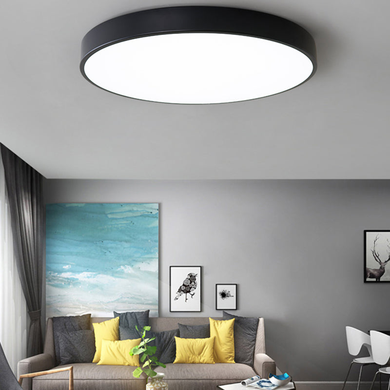 Plafonniers encastrés noirs, luminaire de plafond contemporain pour salon