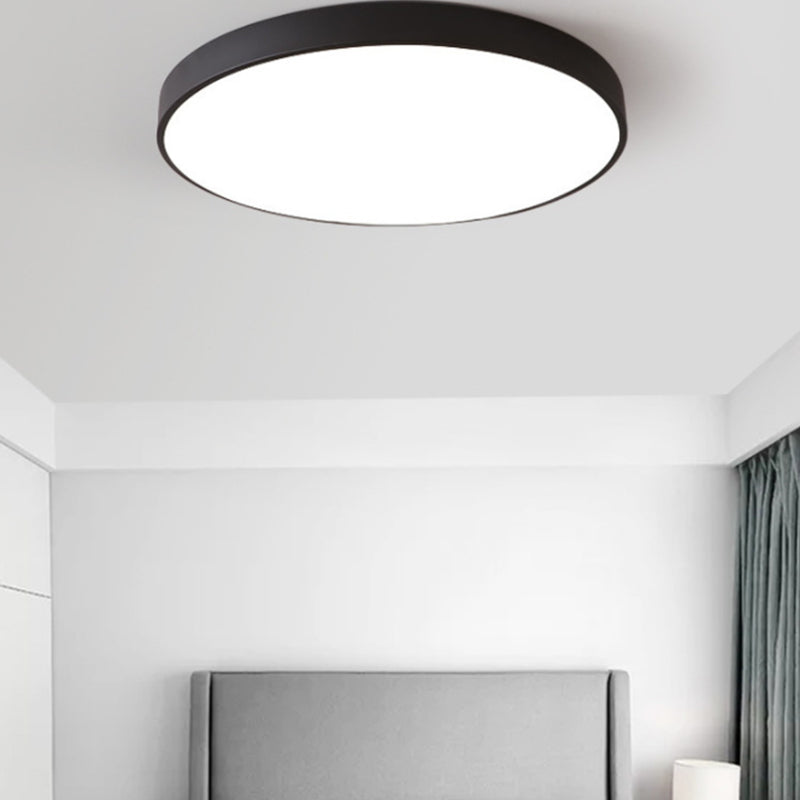 Plafonniers encastrés noirs, luminaire de plafond contemporain pour salon