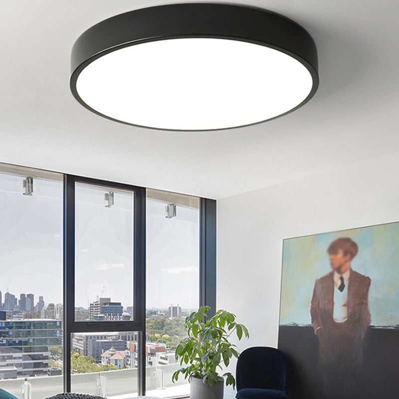 Plafonniers encastrés noirs, luminaire de plafond contemporain pour salon
