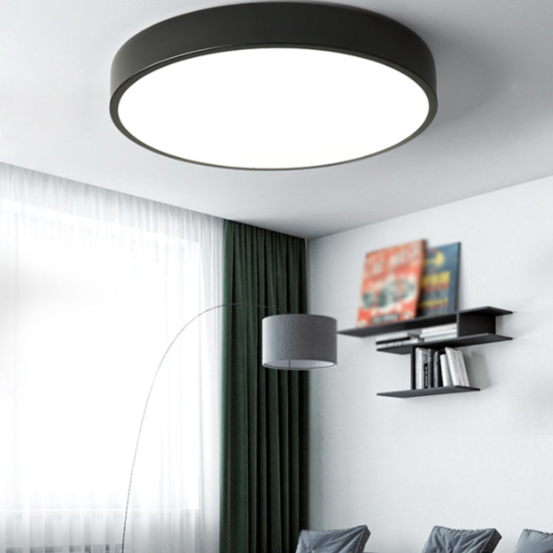 Plafonniers encastrés noirs, luminaire de plafond contemporain pour salon