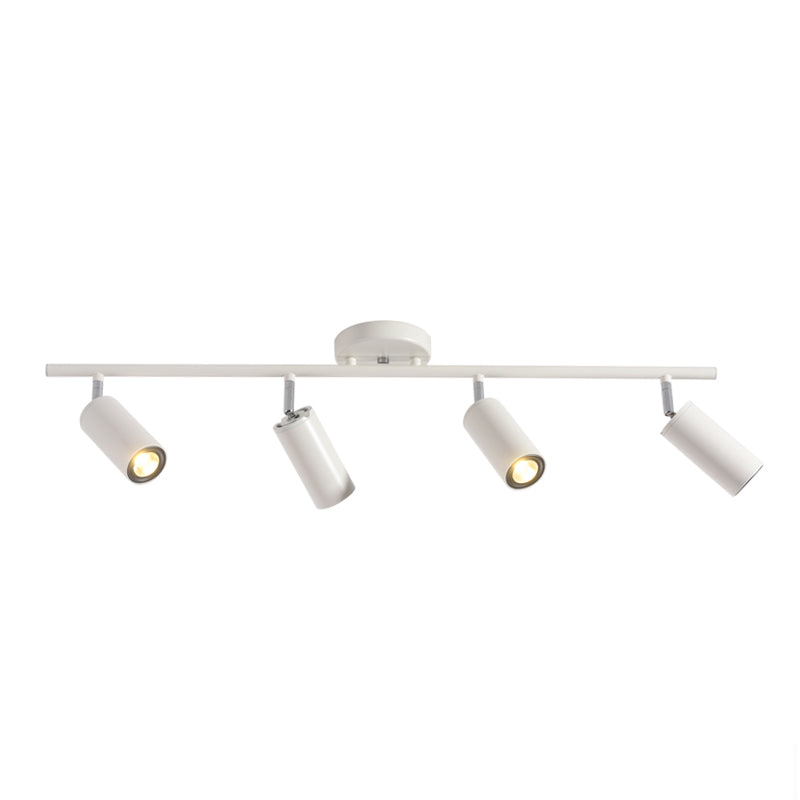 Zylindrische LED-Schienen-Deckenleuchte, moderne Aluminium-Unterputzmontage für Schlafzimmer