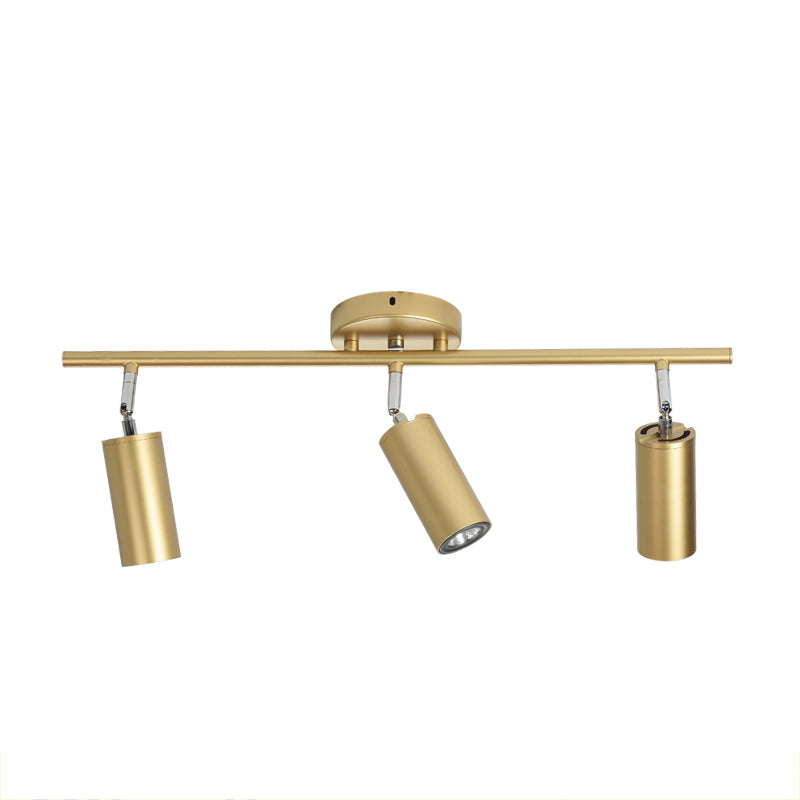 Zylindrische LED-Schienen-Deckenleuchte, moderne Aluminium-Unterputzmontage für Schlafzimmer