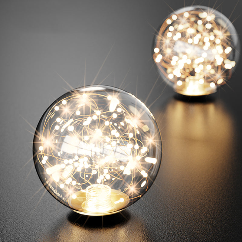 Geometry Shape LED Feather Ceiling Lamp Modern Iron 3 Lights Flush Mount for Living Room