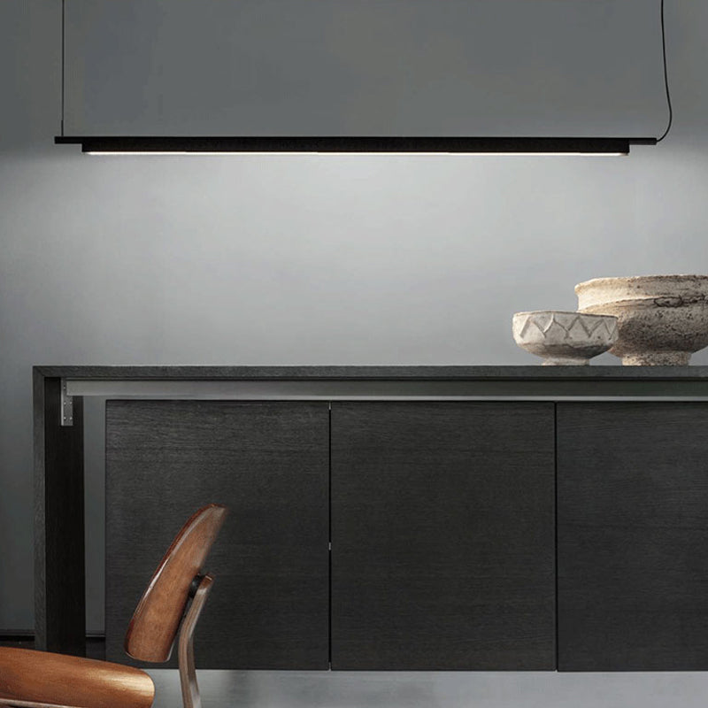 Contemporáneo de luz lineal de luz lineal 1 luces de la isla ligera