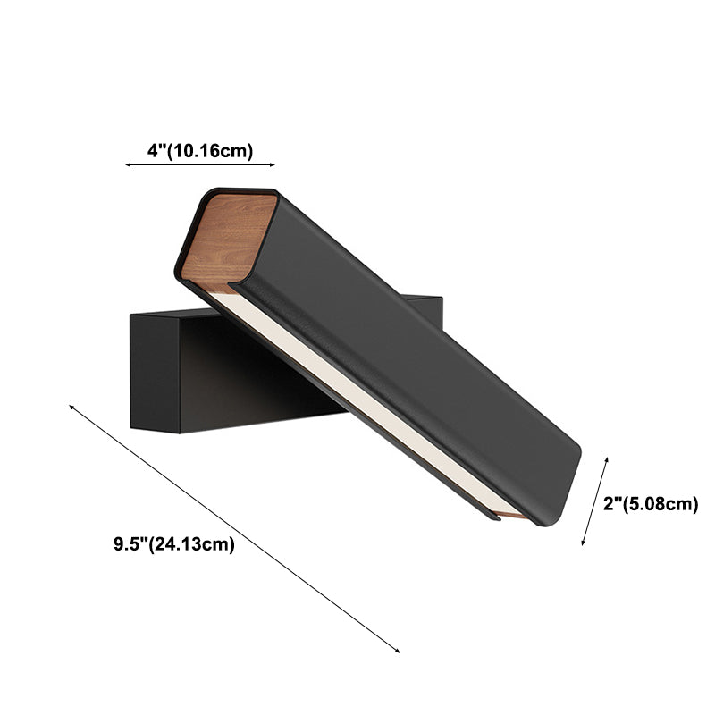 Square Shape Metal Wall Lighting Modern Style 1 Light Wall Mount Lighting