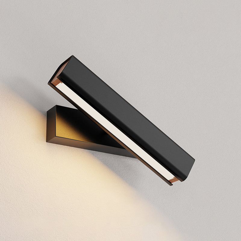 Square Shape Metal Wall Lighting Modern Style 1 Light Wall Mount Lighting