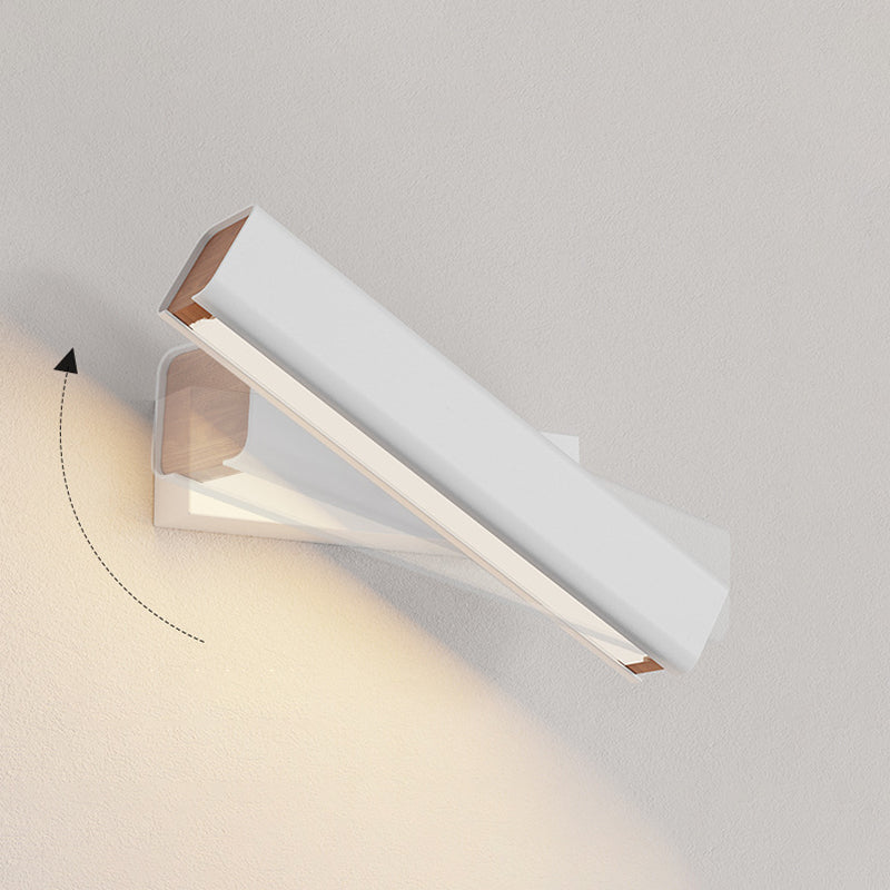 Square Shape Metal Wall Lighting Modern Style 1 Light Wall Mount Lighting