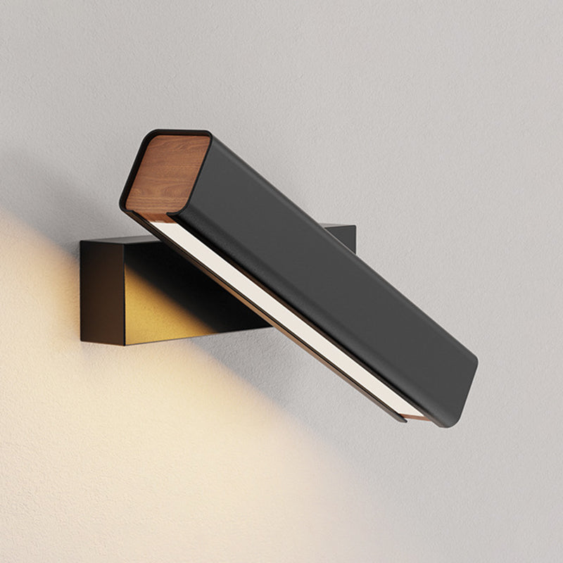 Square Shape Metal Wall Lighting Modern Style 1 Light Wall Mount Lighting