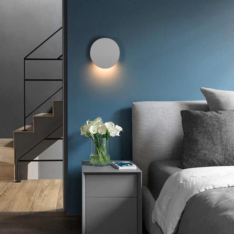 Metall Biegung Wandleuchte moderne Stil 1 Leicht Wandmontage Beleuchtung