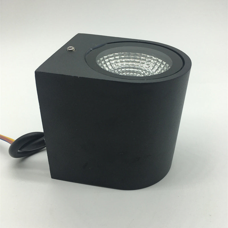 Luminaires d'éclairage mural géométrique de style moderne Metal 2 lumières Walle Gasher Sconce