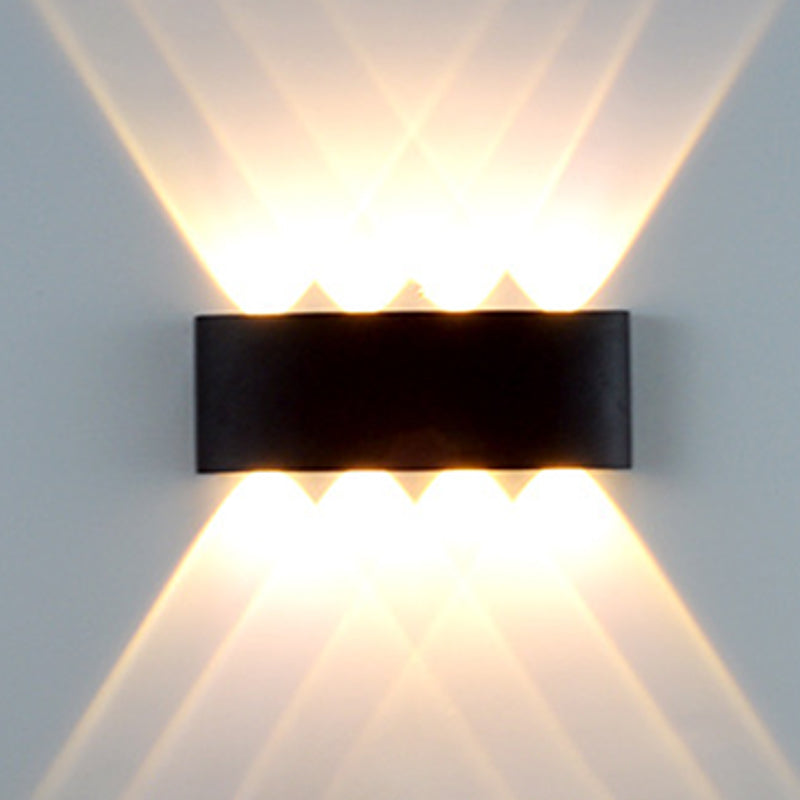 Multi Lights Geometric Wall Lighting Fixtures Modern Style Metal Wall Washer Sconce