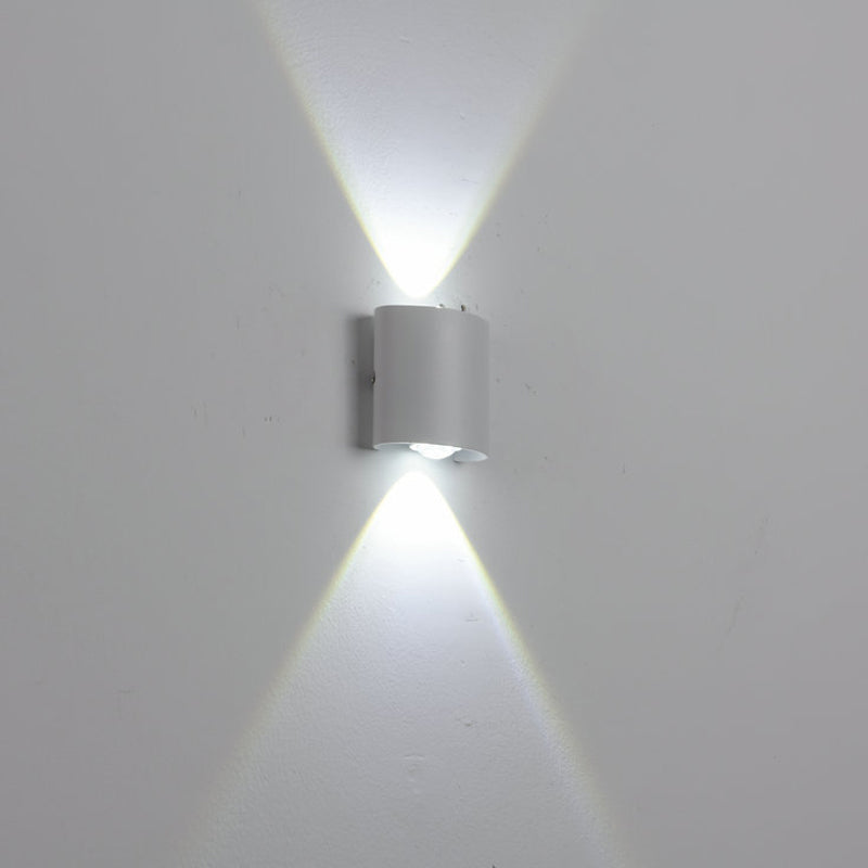 Multi Lights Geometric Wall Lighting Fixtures Modern Style Metal Wall Washer Sconce