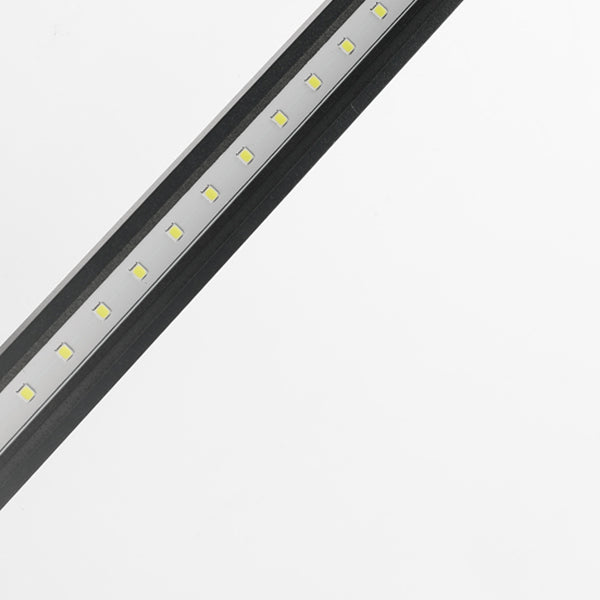 Linear Shape Metal Wall Sconce Modern Style 1- Light Mirror Wall Mounted Light in Black