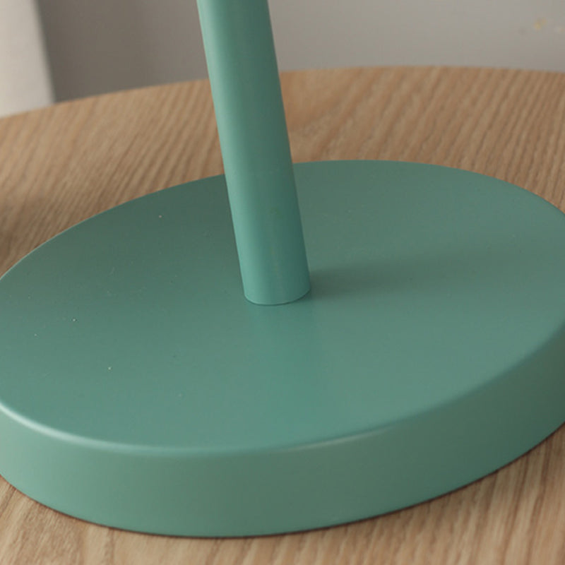 Modern Style Conical Night Table Lamp Metal Single Light Table Light