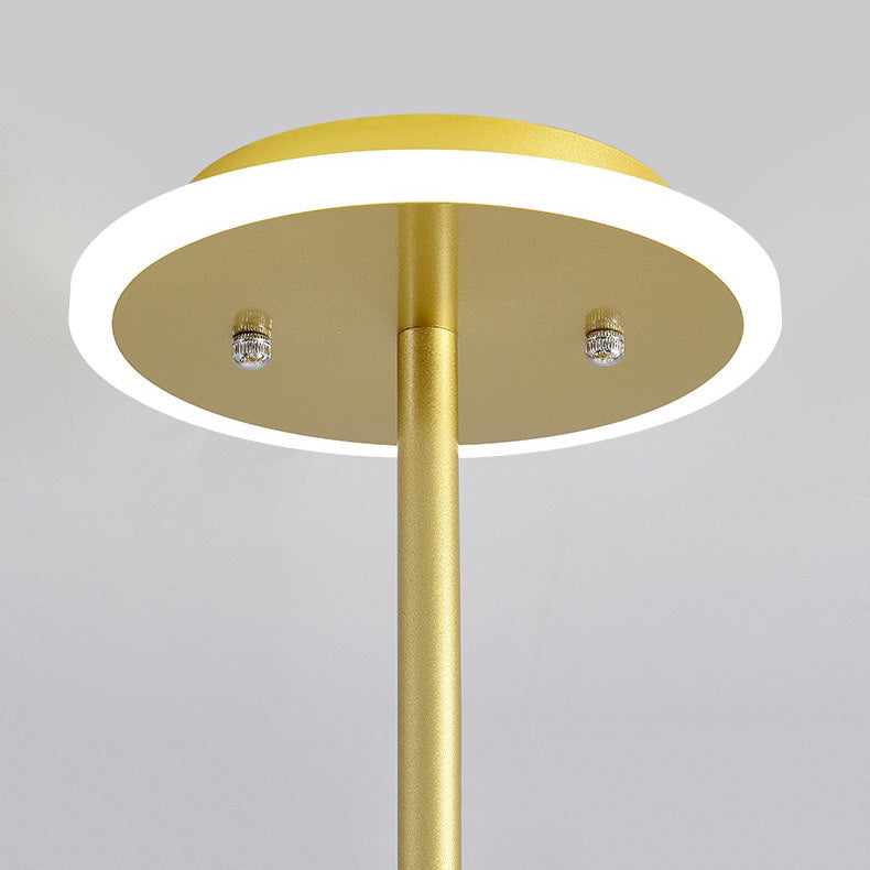 Contemporary Glass Pendant Light Spherical Hanging Light Kit for Living Room