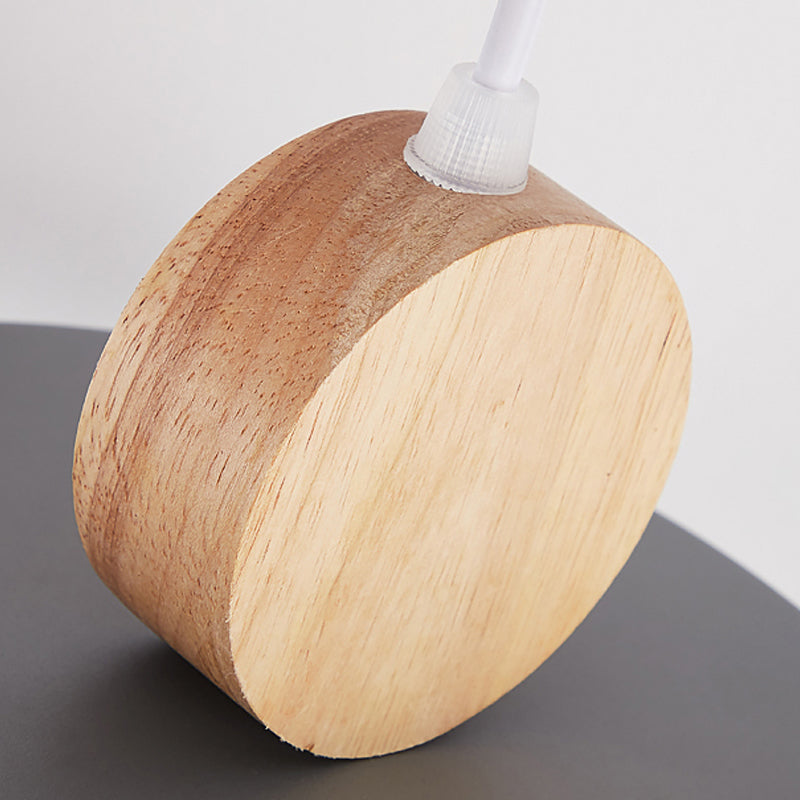 Forme de gâteau ronde Éclairage suspendu moderne Macaron Style Metal 1 Pendant léger