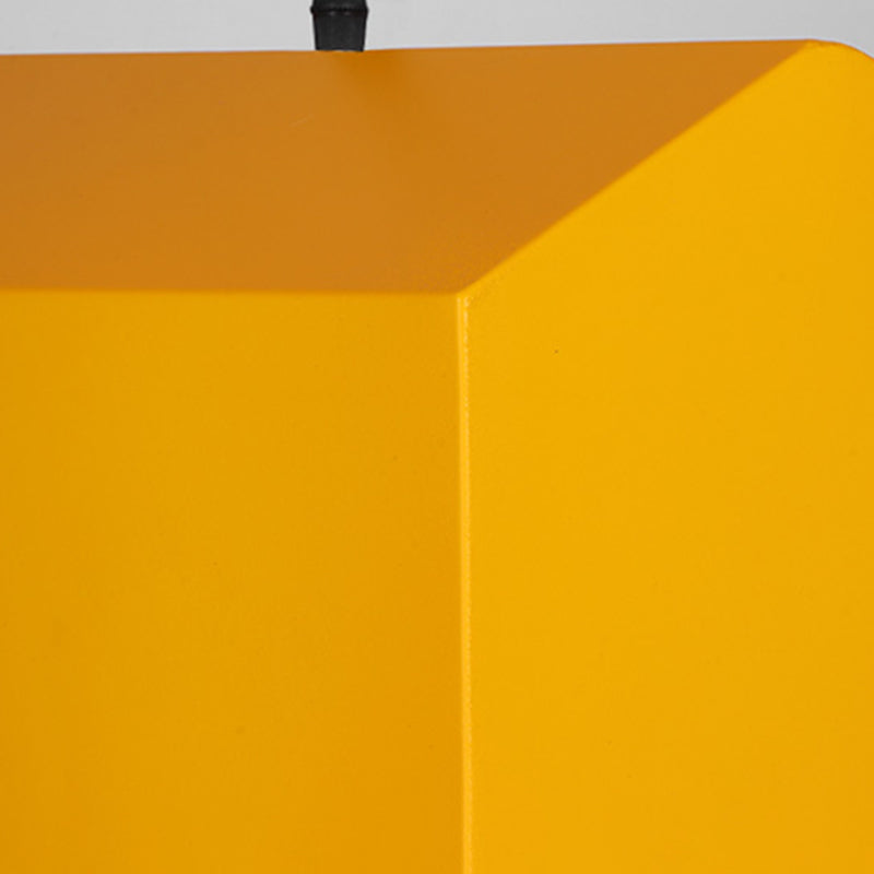 1 Light Unique Hanging Pendant Modern Macaron Style Glass Hanging Lighting for Bedroom