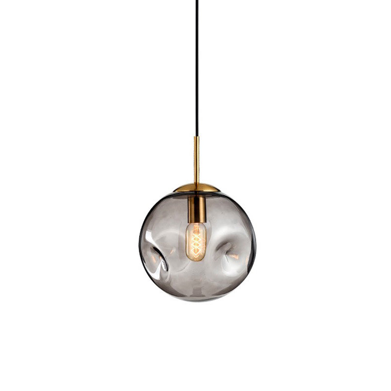 1 éclairage de verre de style moderne suspendu léger pour le salon