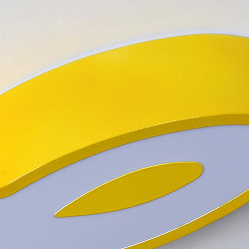 Metal Note Forme Hanging Lights Modern Style 1 Light suspendu Mount Symiss pour chambre à coucher