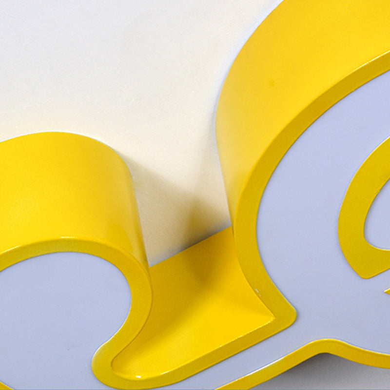 Metal Note Forme Hanging Lights Modern Style 1 Light suspendu Mount Symiss pour chambre à coucher