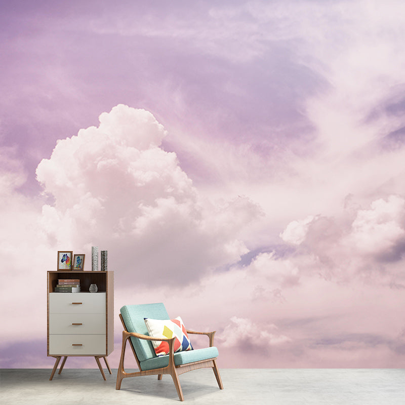 Environment Friendly Resistant Mural Wallpaper Beautiful Sky Living Room Wall Mural