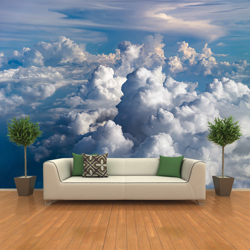 Environment Friendly Resistant Mural Wallpaper Beautiful Sky Living Room Wall Mural